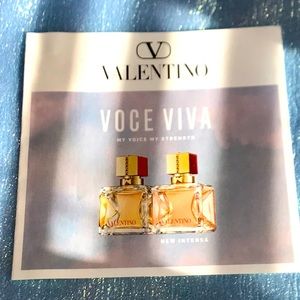 🆓 FREE W/ BUNDLE Valentino Voce Viva New Intensa Sample Card